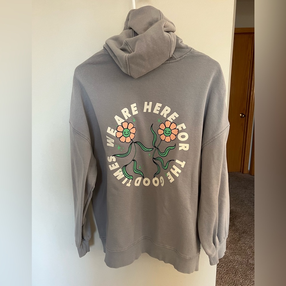 H&M divided hooded sweatshirt
